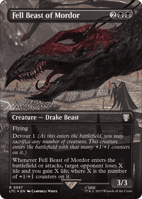 Fell Beast of Mordor (557) — Tales of Middle-earth Commander