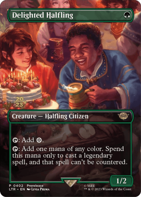 Delighted Halfling (402) — Tales of Middle-earth Promos