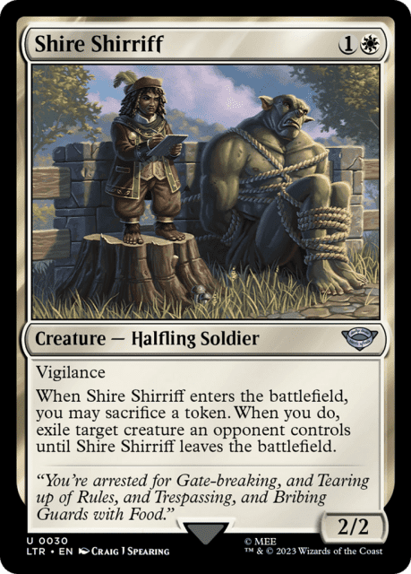 Shire Shirriff (30) — The Lord of the Rings: Tales of Middle-earth