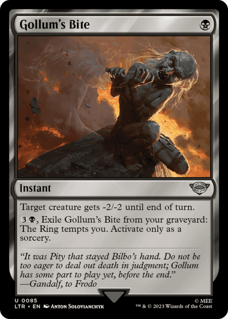 Gollum's Bite (85) — The Lord of the Rings: Tales of Middle-earth