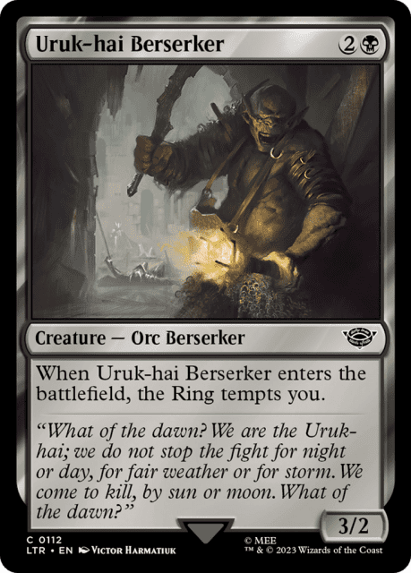 Uruk-hai Berserker (112) — The Lord of the Rings: Tales of Middle-earth