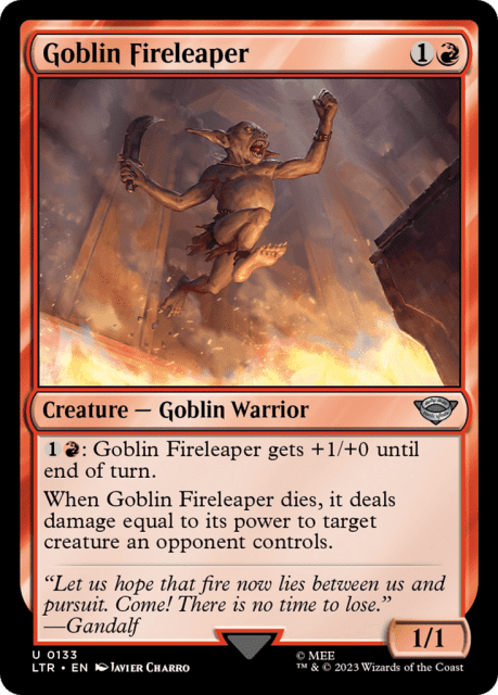 Goblin Fireleaper (133) — The Lord of the Rings: Tales of Middle-earth