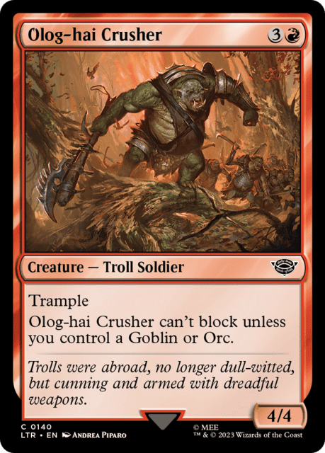 Olog-hai Crusher (140) — The Lord of the Rings: Tales of Middle-earth
