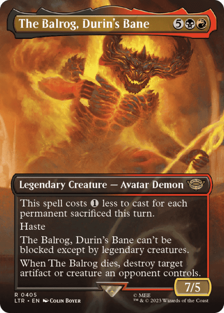 The Balrog, Durin's Bane (405) — The Lord of the Rings: Tales of Middle-earth