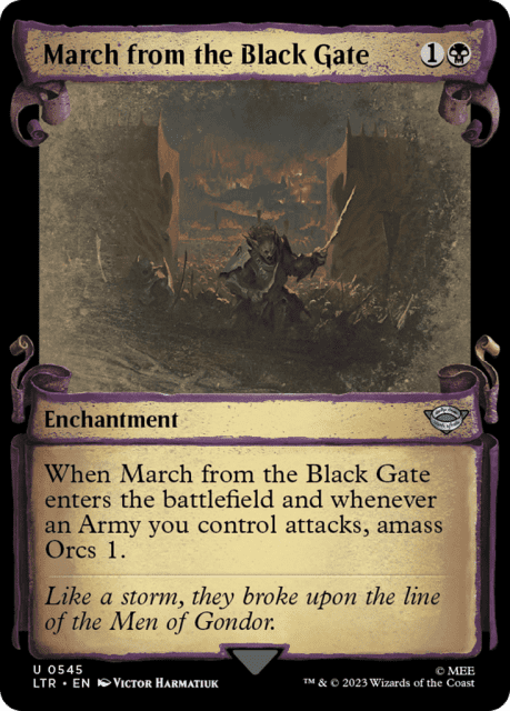March from the Black Gate (545) — The Lord of the Rings: Tales of Middle-earth