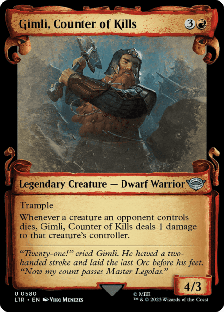Gimli, Counter of Kills (580) — The Lord of the Rings: Tales of Middle-earth