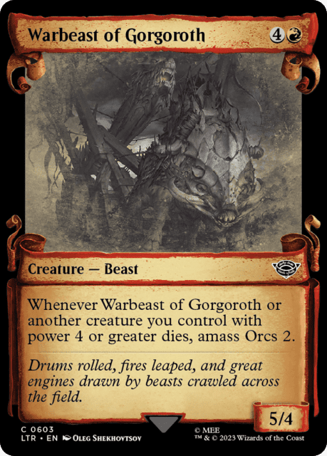 Warbeast of Gorgoroth (603) — The Lord of the Rings: Tales of Middle-earth