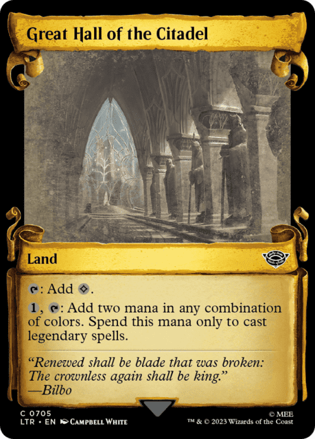 Great Hall of the Citadel (705) — The Lord of the Rings: Tales of Middle-earth