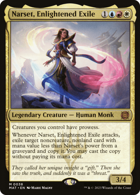 Narset, Enlightened Exile (38) — March of the Machine: The Aftermath