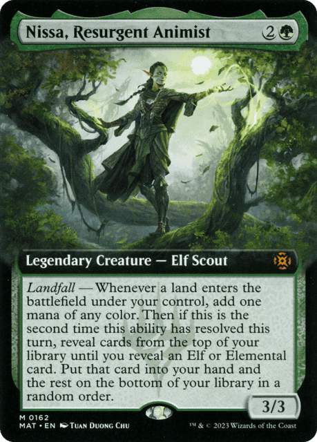 Nissa, Resurgent Animist (162) — March of the Machine: The Aftermath