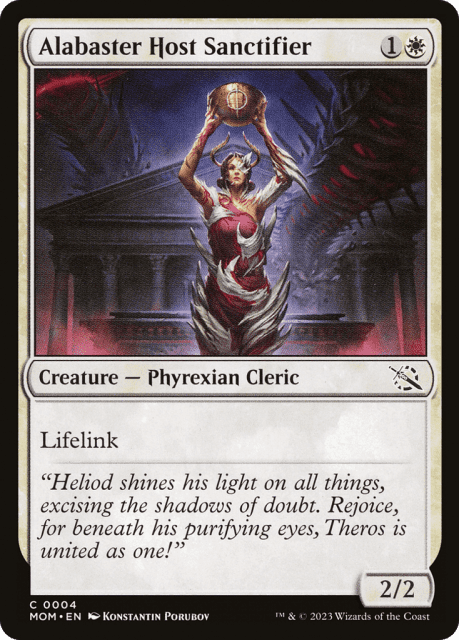 Alabaster Host Sanctifier (4) — March of the Machine