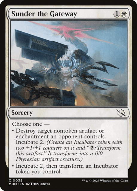 Sunder the Gateway (39) — March of the Machine