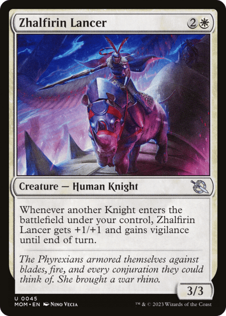 Zhalfirin Lancer (45) — March of the Machine