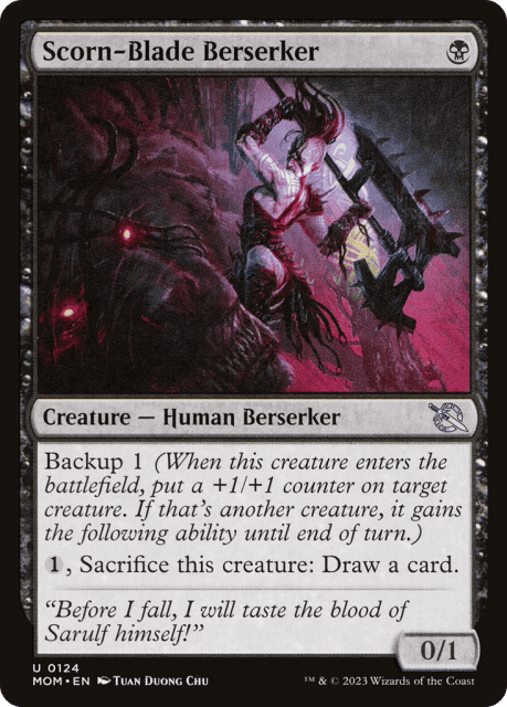 Scorn-Blade Berserker (124) — March of the Machine