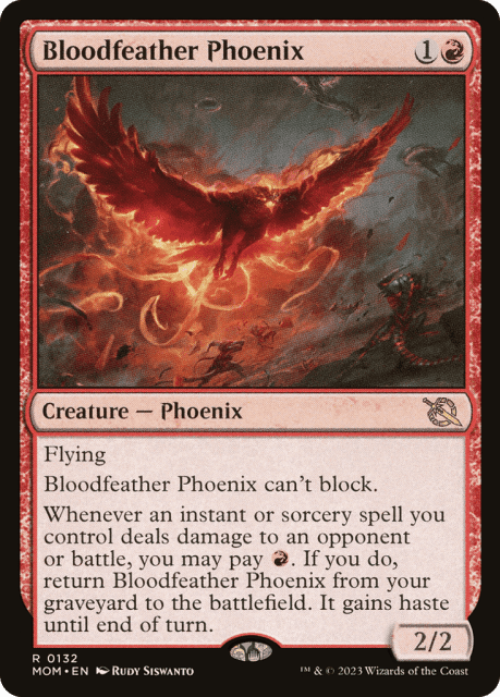 Bloodfeather Phoenix (132) — March of the Machine