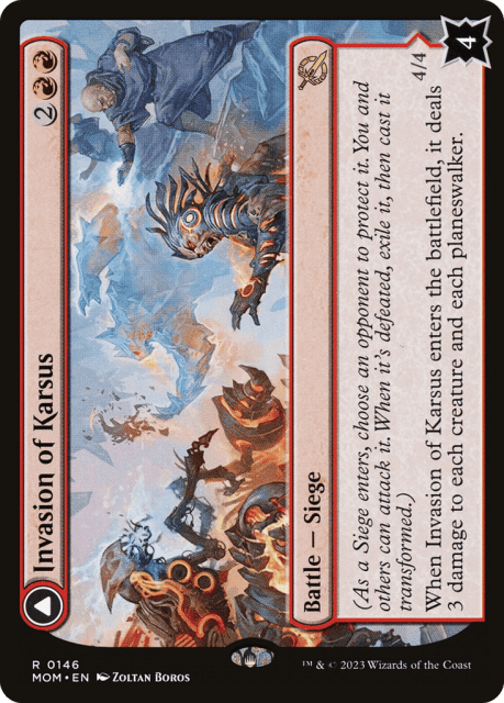Invasion of Karsus // Refraction Elemental (146) — March of the Machine