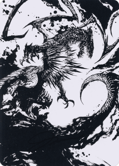 Skithiryx, the Blight Dragon (71) — March of the Machine Art Series