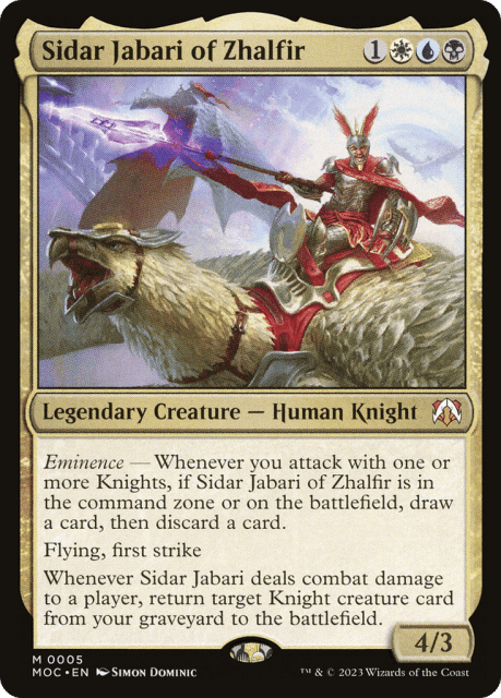 Sidar Jabari of Zhalfir (5) — March of the Machine Commander