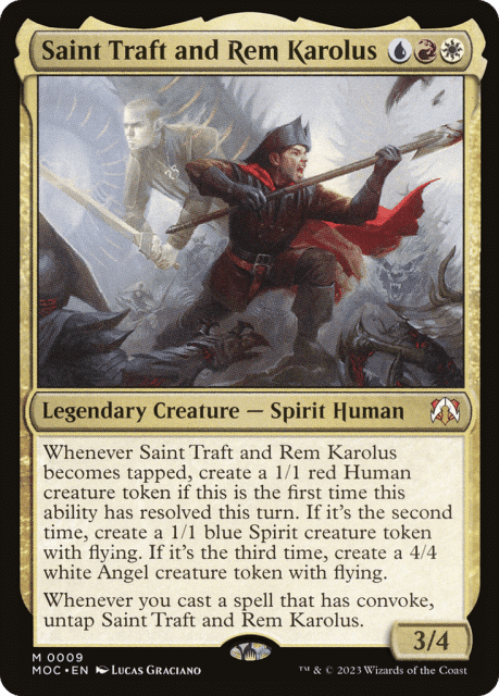 Saint Traft and Rem Karolus (9) — March of the Machine Commander