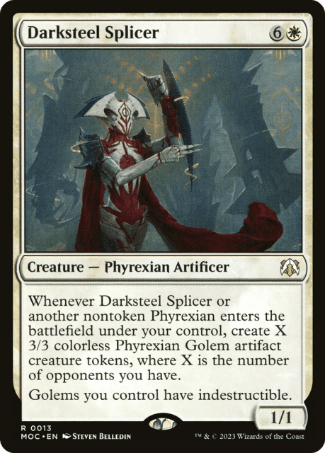 Darksteel Splicer (13) — March of the Machine Commander
