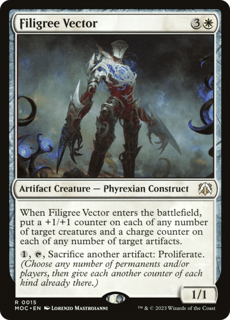 Filigree Vector (15) — March of the Machine Commander