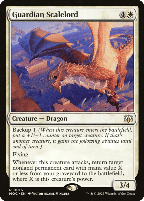 Guardian Scalelord (16) — March of the Machine Commander