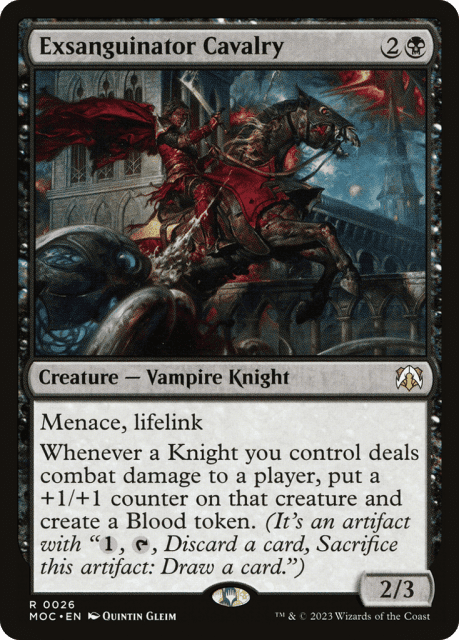 Exsanguinator Cavalry (26) — March of the Machine Commander