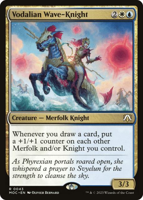 Vodalian Wave-Knight (43) — March of the Machine Commander