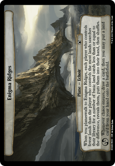 Enigma Ridges (48) — March of the Machine Commander