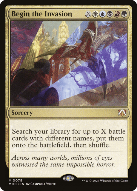 Begin the Invasion (79) — March of the Machine Commander