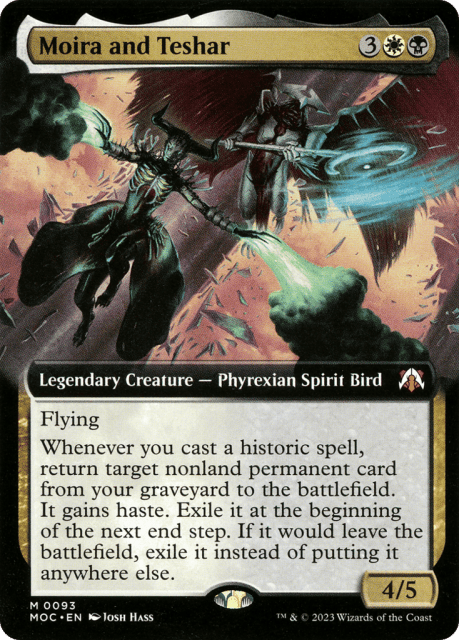 Moira and Teshar (93) — March of the Machine Commander