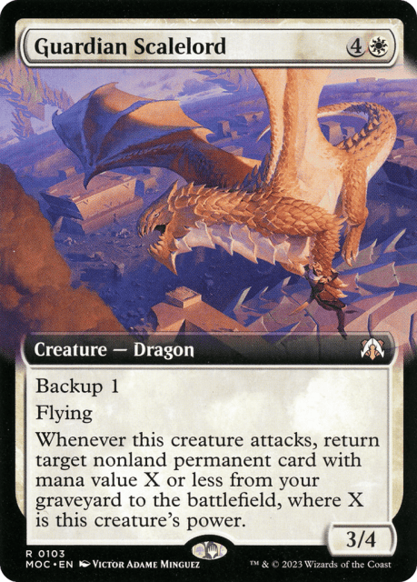 Guardian Scalelord (103) — March of the Machine Commander