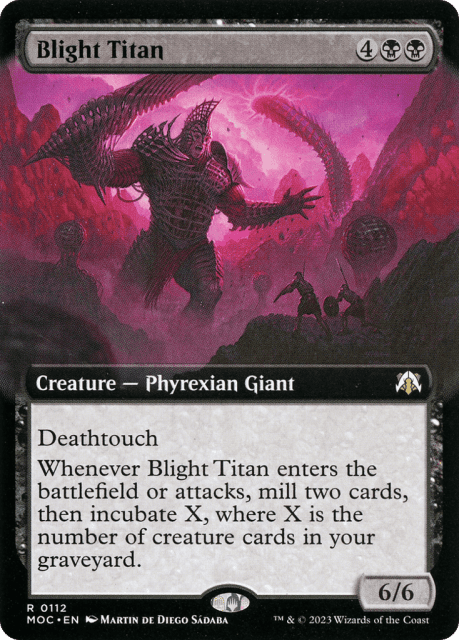 Blight Titan (112) — March of the Machine Commander