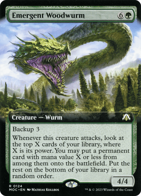 Emergent Woodwurm (124) — March of the Machine Commander