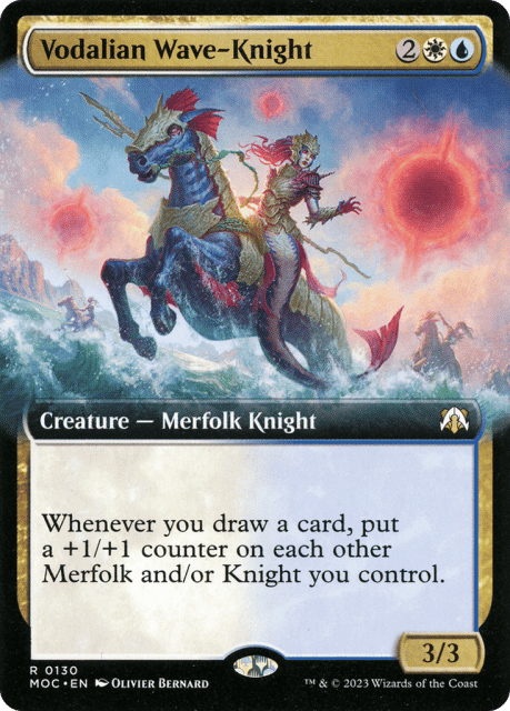 Vodalian Wave-Knight (130) — March of the Machine Commander
