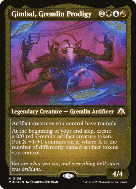 Gimbal, Gremlin Prodigy (136) — March of the Machine Commander