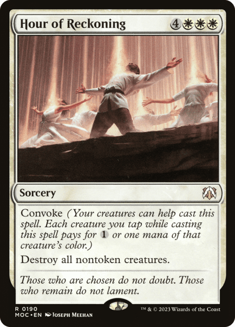 Hour of Reckoning (190) — March of the Machine Commander