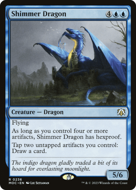 Shimmer Dragon (236) — March of the Machine Commander