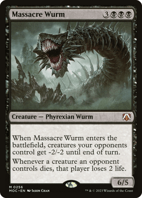 Massacre Wurm (256) — March of the Machine Commander