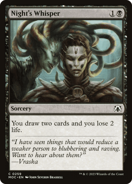 Night's Whisper (259) — March of the Machine Commander