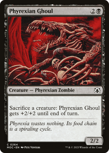 Phyrexian Ghoul (264) — March of the Machine Commander