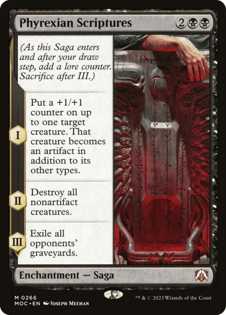 Phyrexian Scriptures (266) — March of the Machine Commander