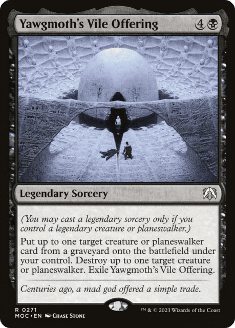 Yawgmoth's Vile Offering (271) — March of the Machine Commander