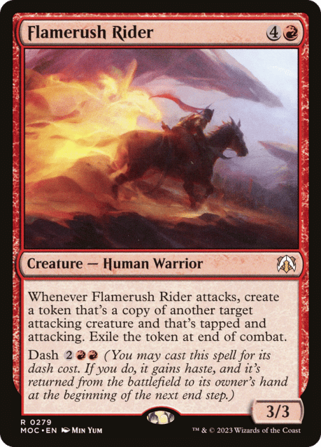 Flamerush Rider (279) — March of the Machine Commander