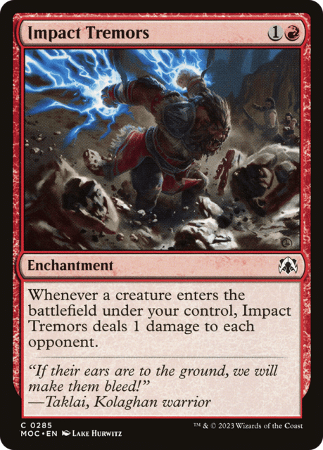 Impact Tremors (285) — March of the Machine Commander