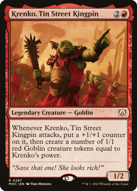 Krenko, Tin Street Kingpin (287) — March of the Machine Commander