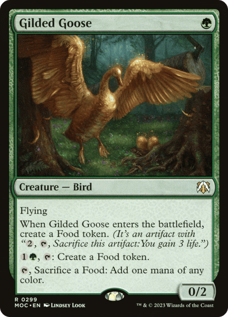 Gilded Goose (299) — March of the Machine Commander