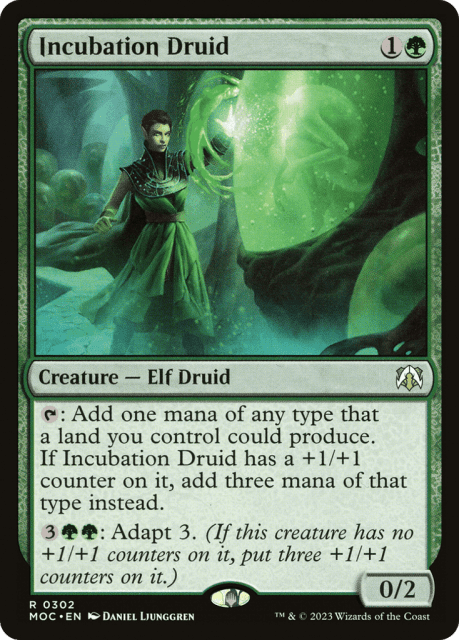 Incubation Druid (302) — March of the Machine Commander