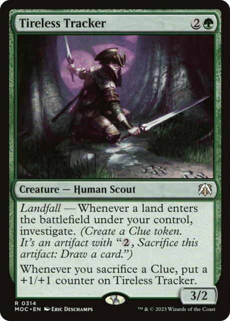 Tireless Tracker (314) — March of the Machine Commander