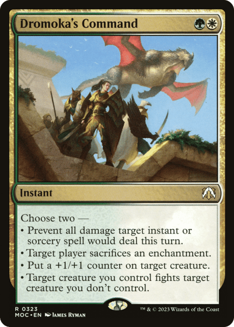 Dromoka's Command (323) — March of the Machine Commander
